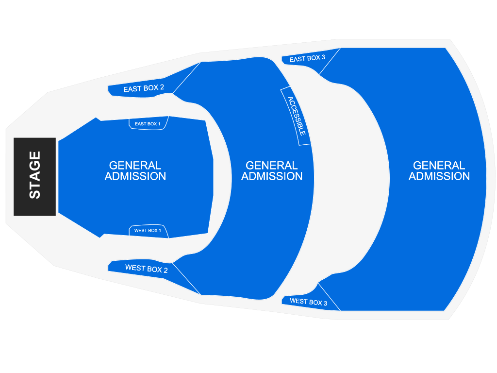 Venue seating chart for Red Bull Home Ground for reference only