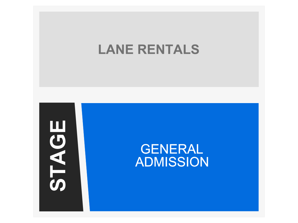Venue seating chart for Rome for reference only