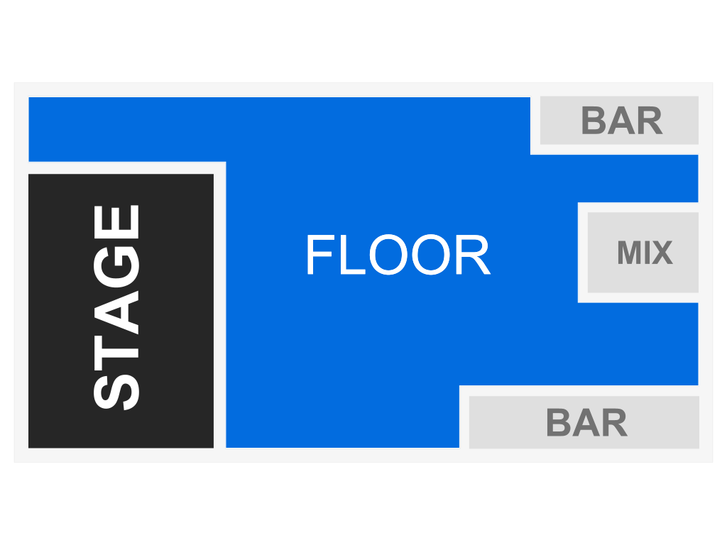 Venue seating chart for French Police for reference only