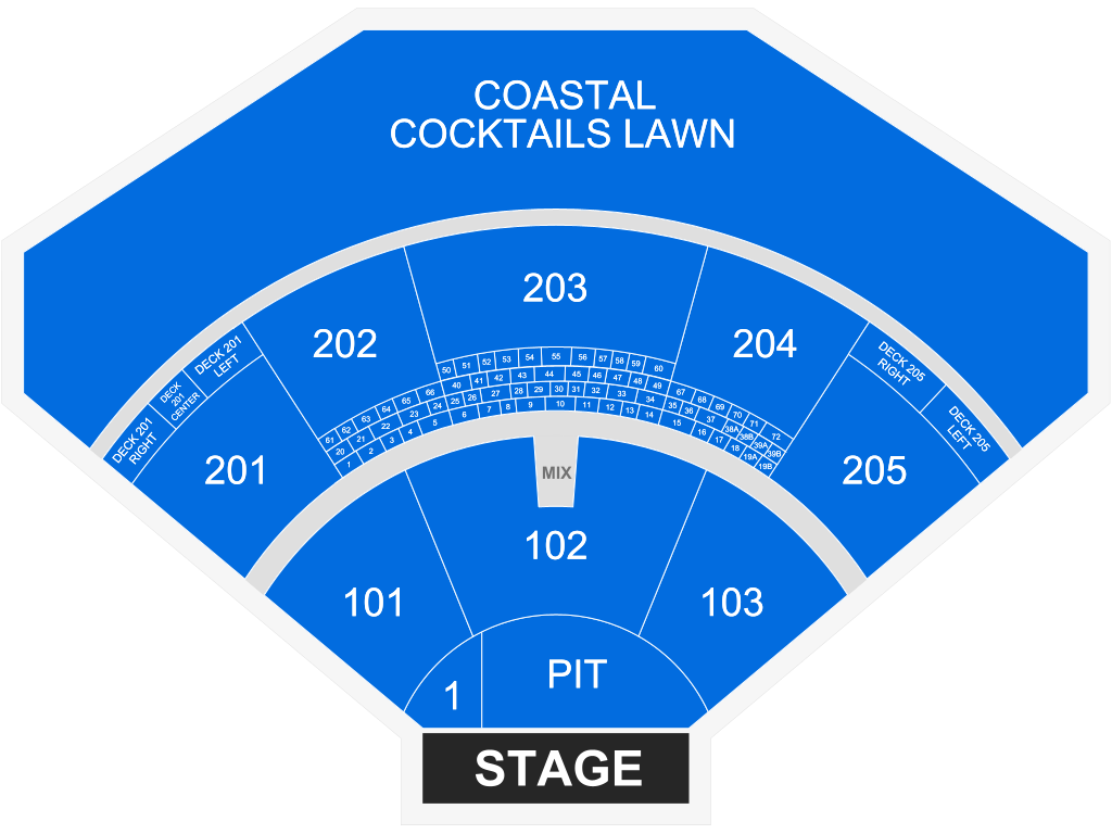 Venue seating chart for HARDY for reference only