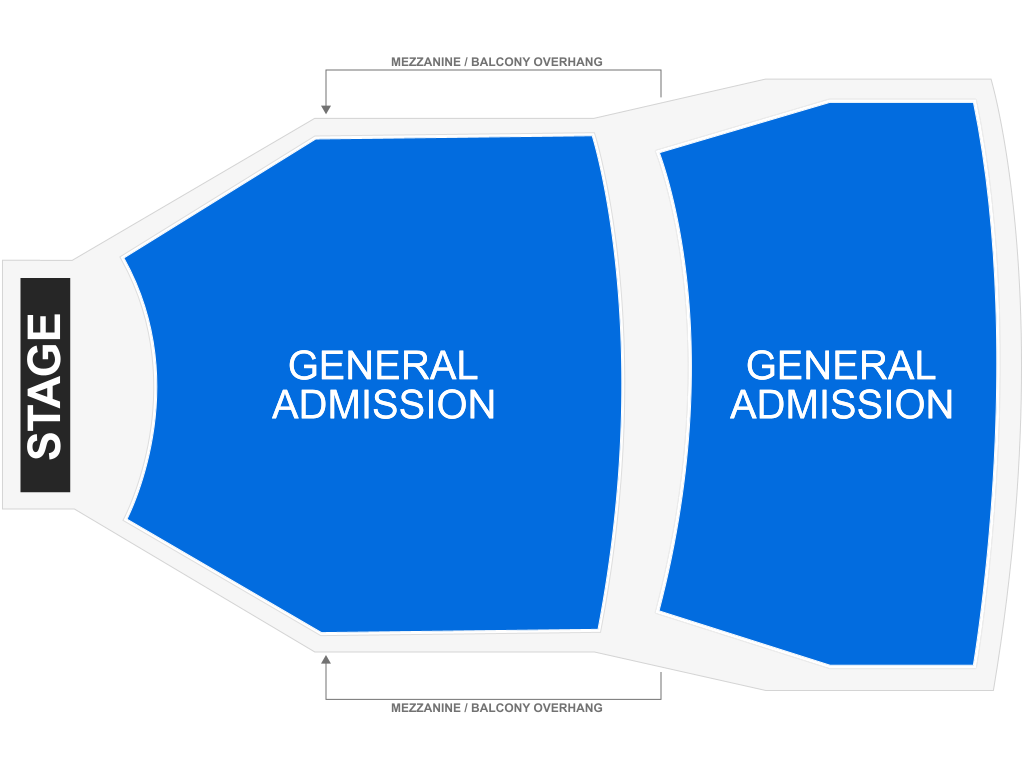 Venue seating chart for Sesame Street Live for reference only