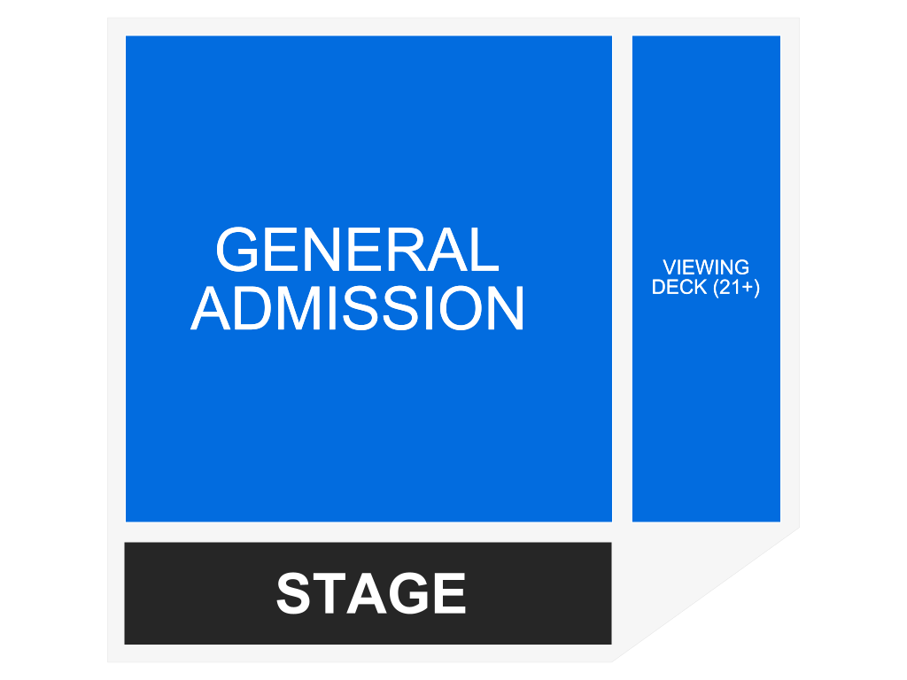 Venue seating chart for Frost Children for reference only