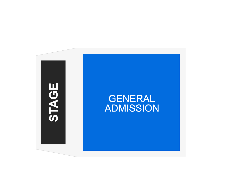 Venue seating chart for Santa Rave for reference only