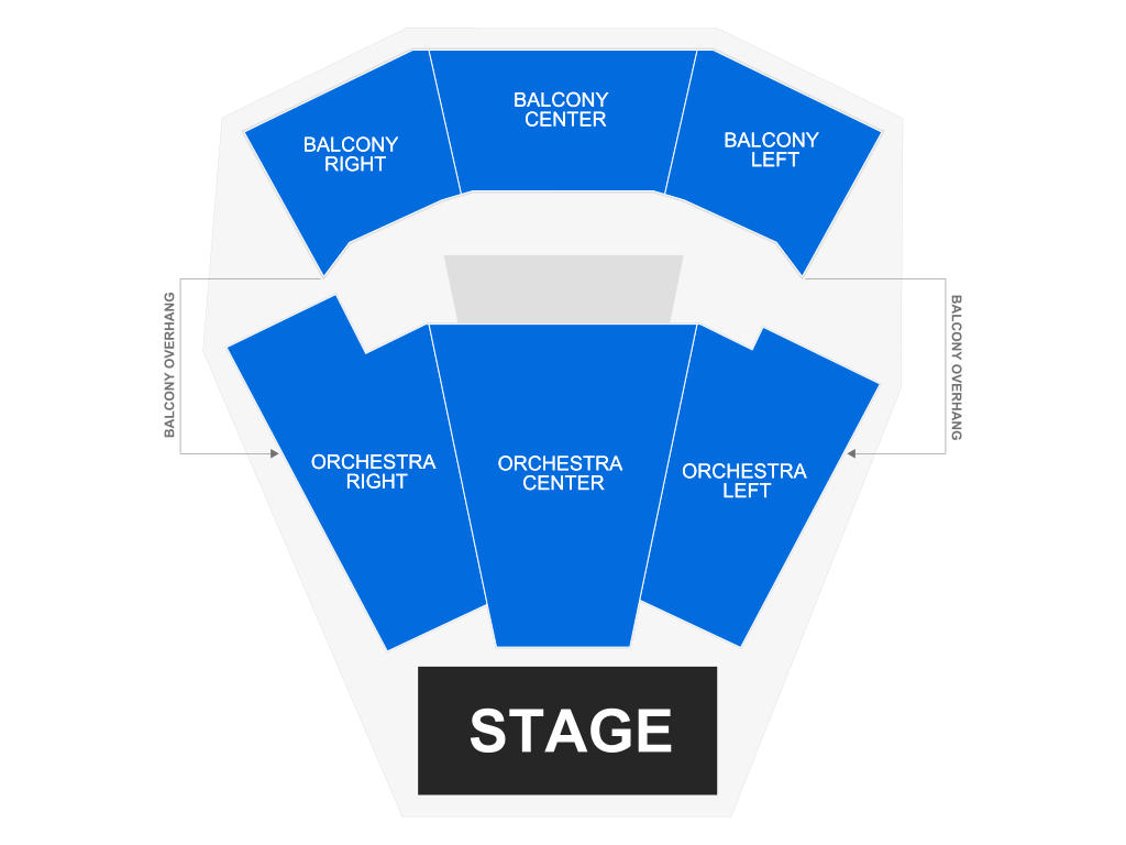 Venue seating chart for Yellowjackets for reference only