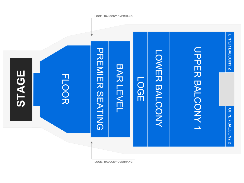 Venue seating chart for Pete Davidson for reference only