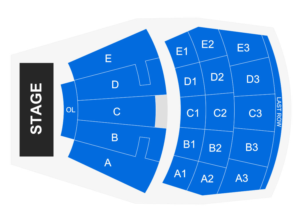 Venue seating chart for Sommore for reference only