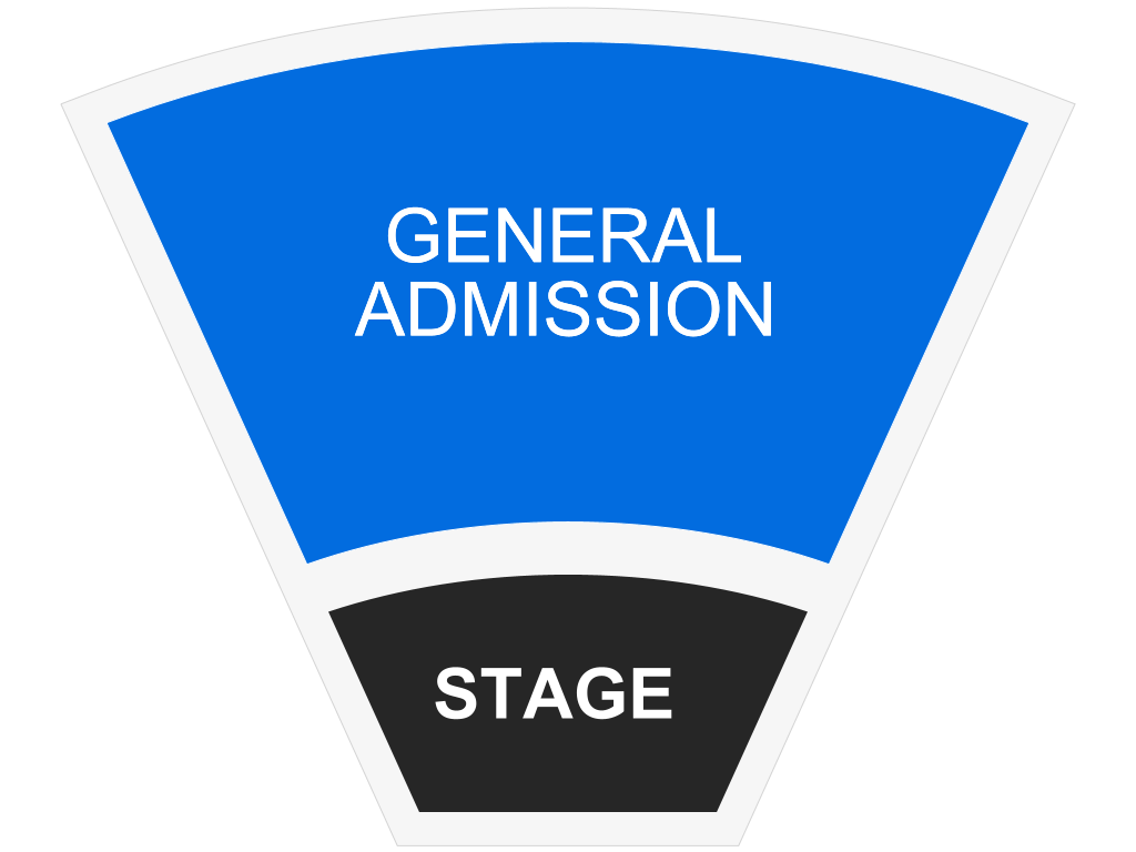 Venue seating chart for Sister Sadie for reference only