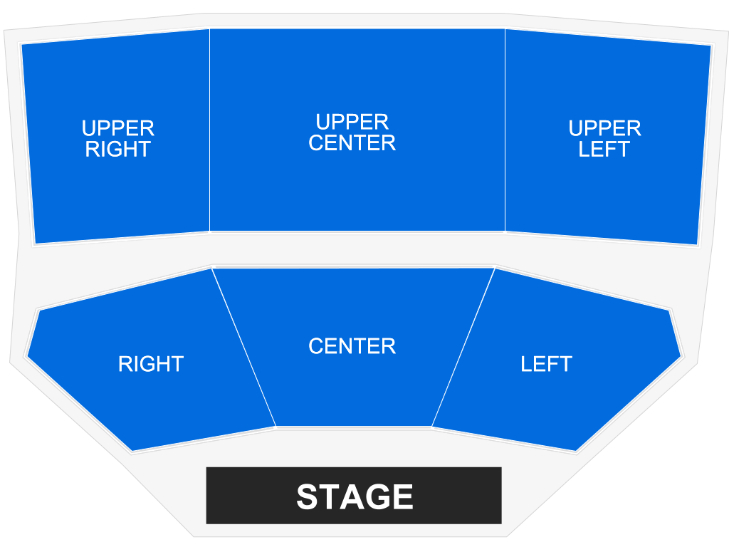 Venue seating chart for Maria Bamford for reference only