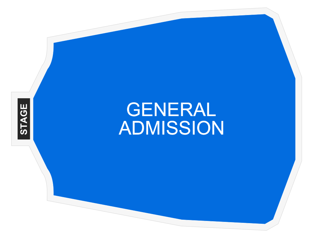Venue seating chart for Winter Wunderland for reference only