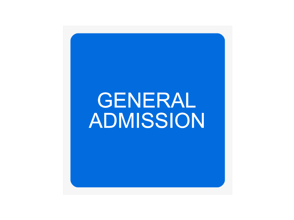 Venue seating chart for The Toxhards for reference only