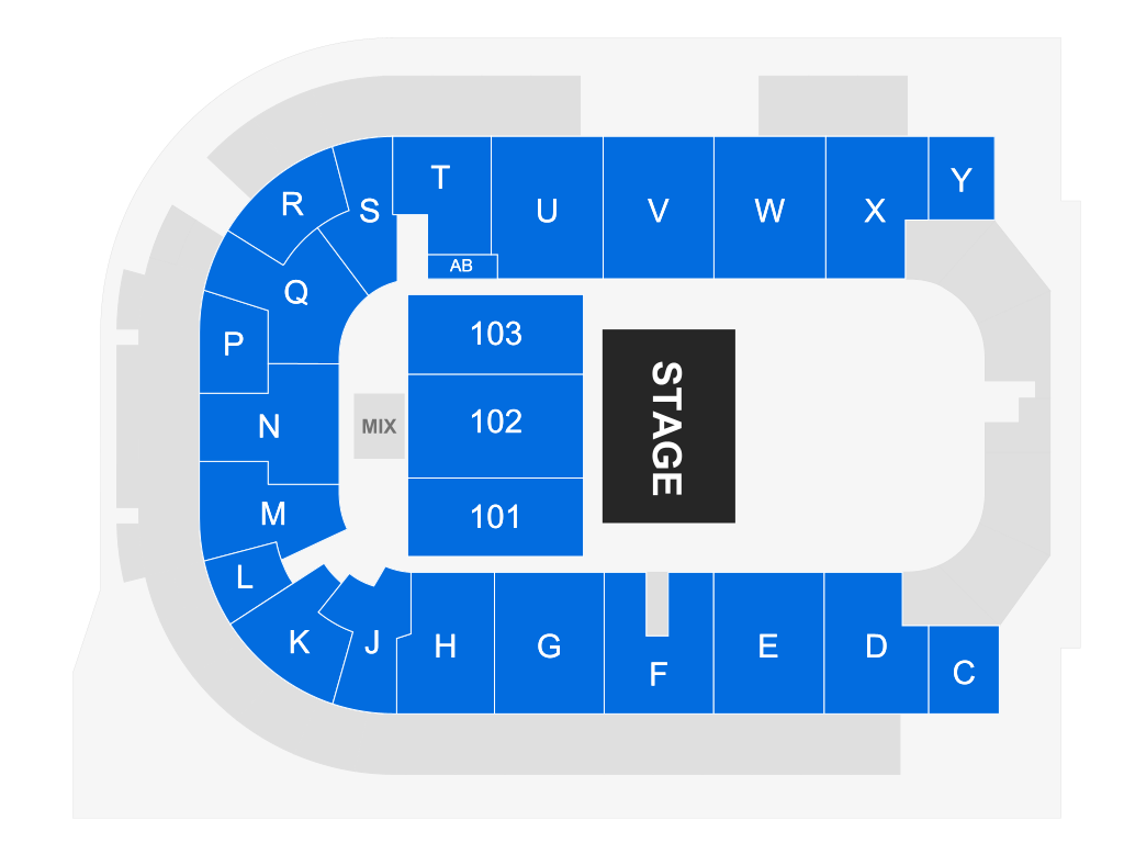 Venue seating chart for The Princess Bride: An Inconceivable Evening with Cary Elwes for reference only
