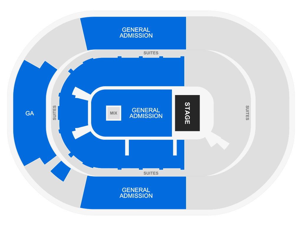 Venue seating chart for 4&20: A Tribute to Crosby, Stills, Nash and Young for reference only