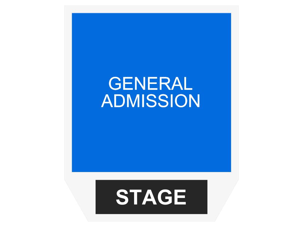 Venue seating chart for Mike Sherm for reference only