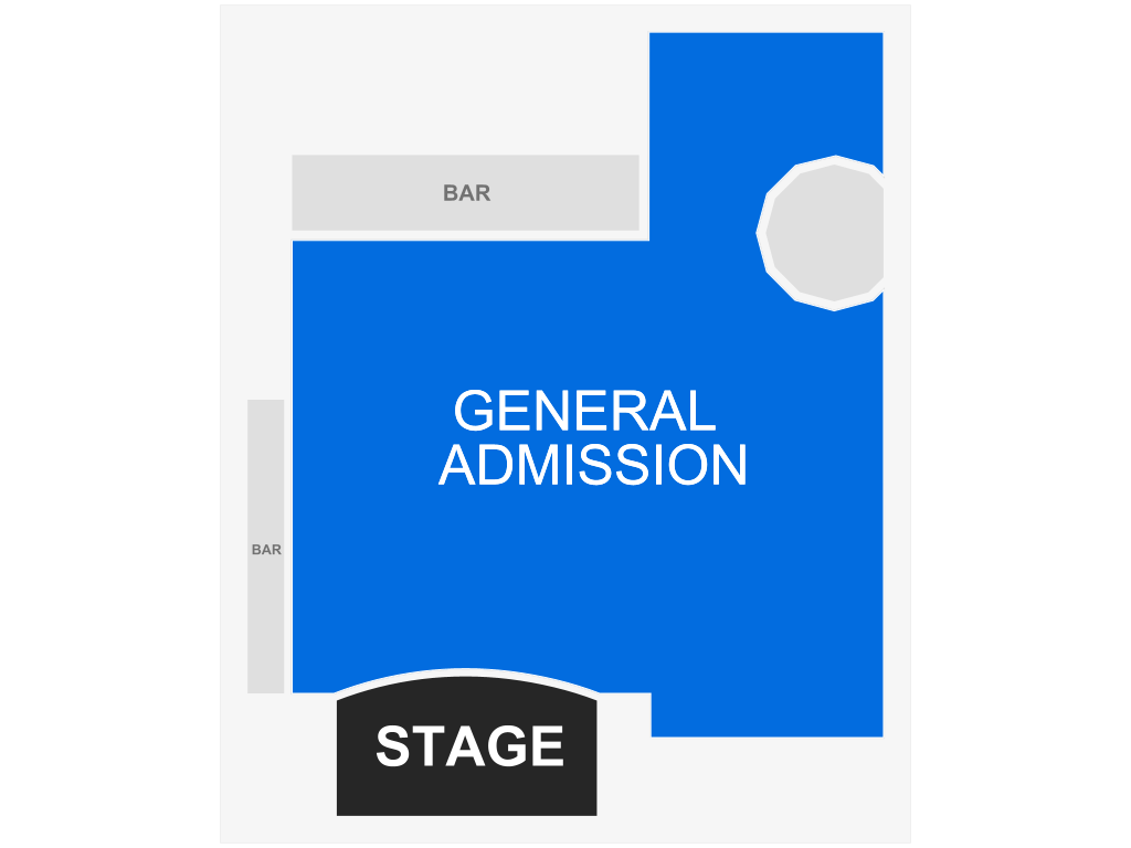 Venue seating chart for Colt Ford for reference only
