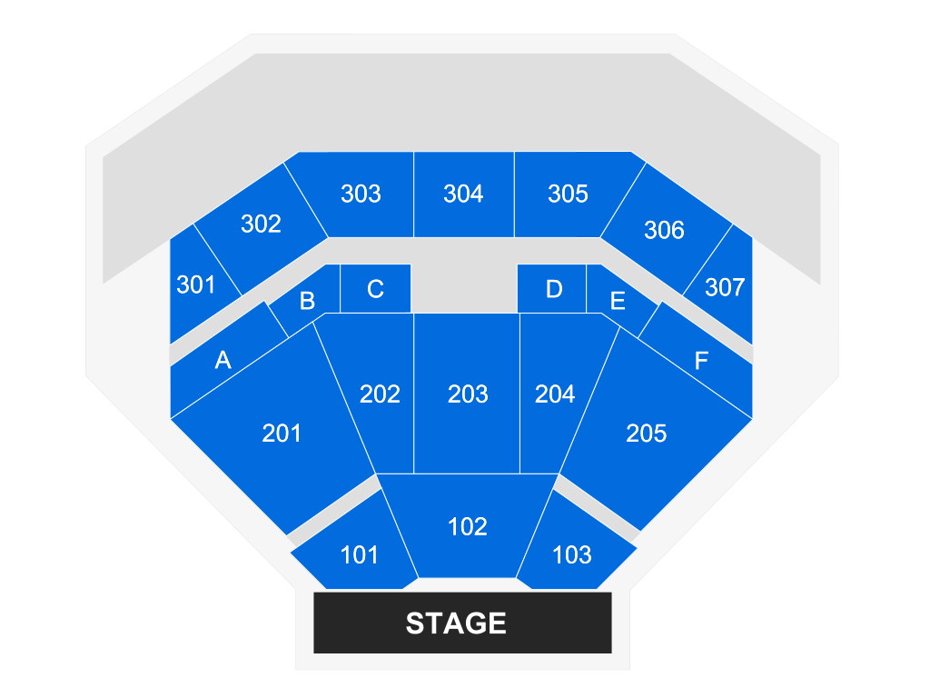 Venue seating chart for Pancho Barraza for reference only