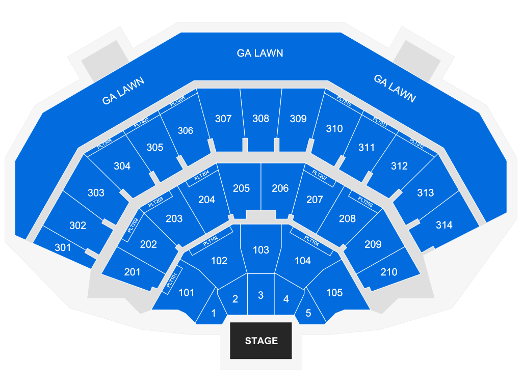 Venue seating chart for Garth Brooks for reference only