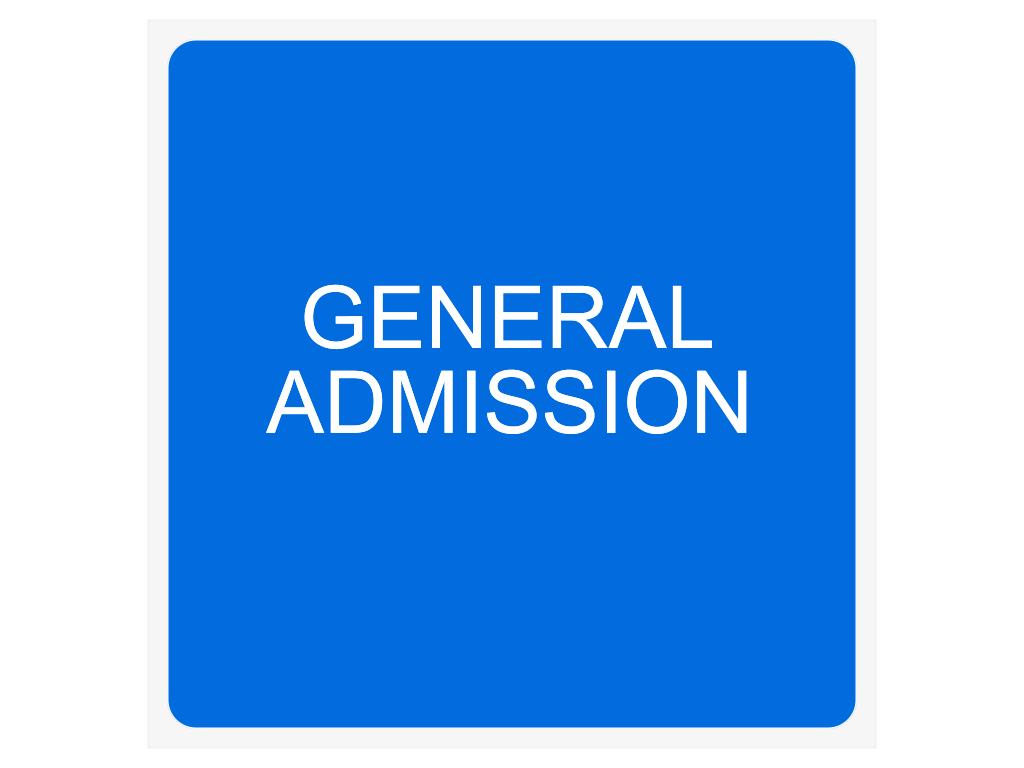 Venue seating chart for Coco for reference only
