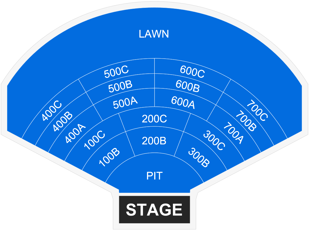 Venue seating chart for YUNGBLUD for reference only