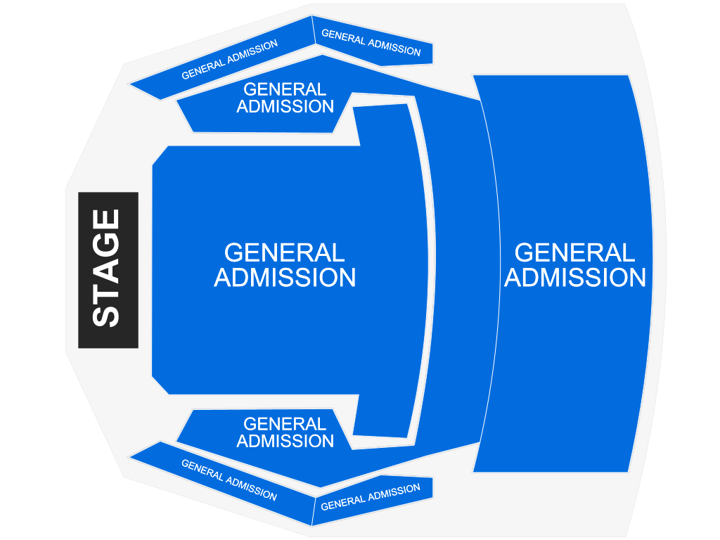 Venue seating chart for Grand Rapids Symphony for reference only