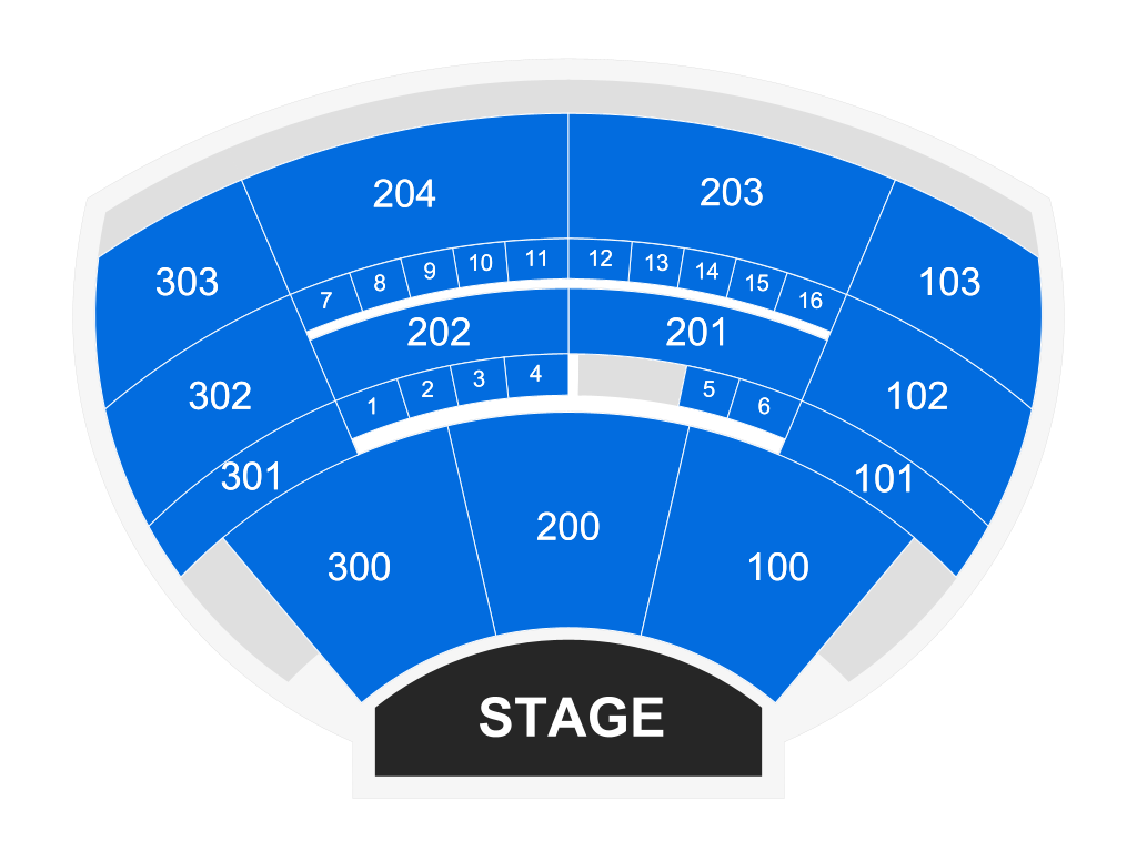 Venue seating chart for Mario for reference only