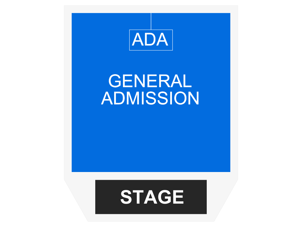 Venue seating chart for Dean Lewis for reference only