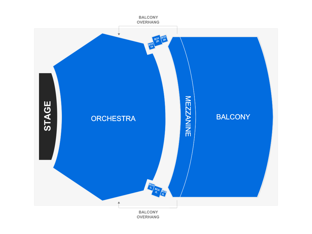 Venue seating chart for KARD for reference only