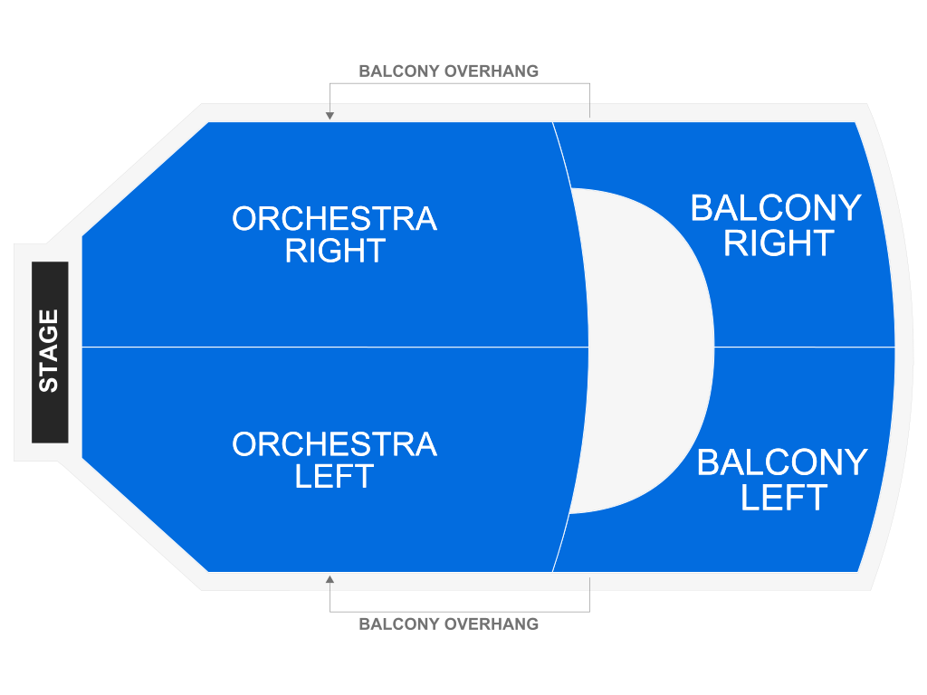 Venue seating chart for Chicago (Touring) for reference only