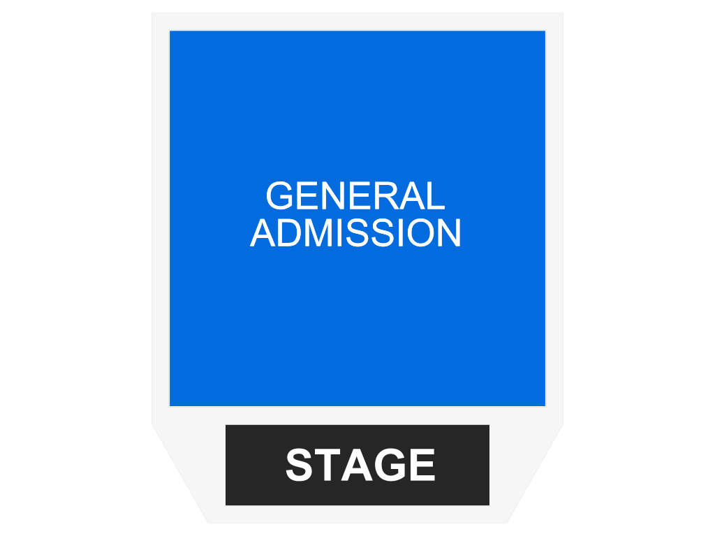 Venue seating chart for Tantric for reference only