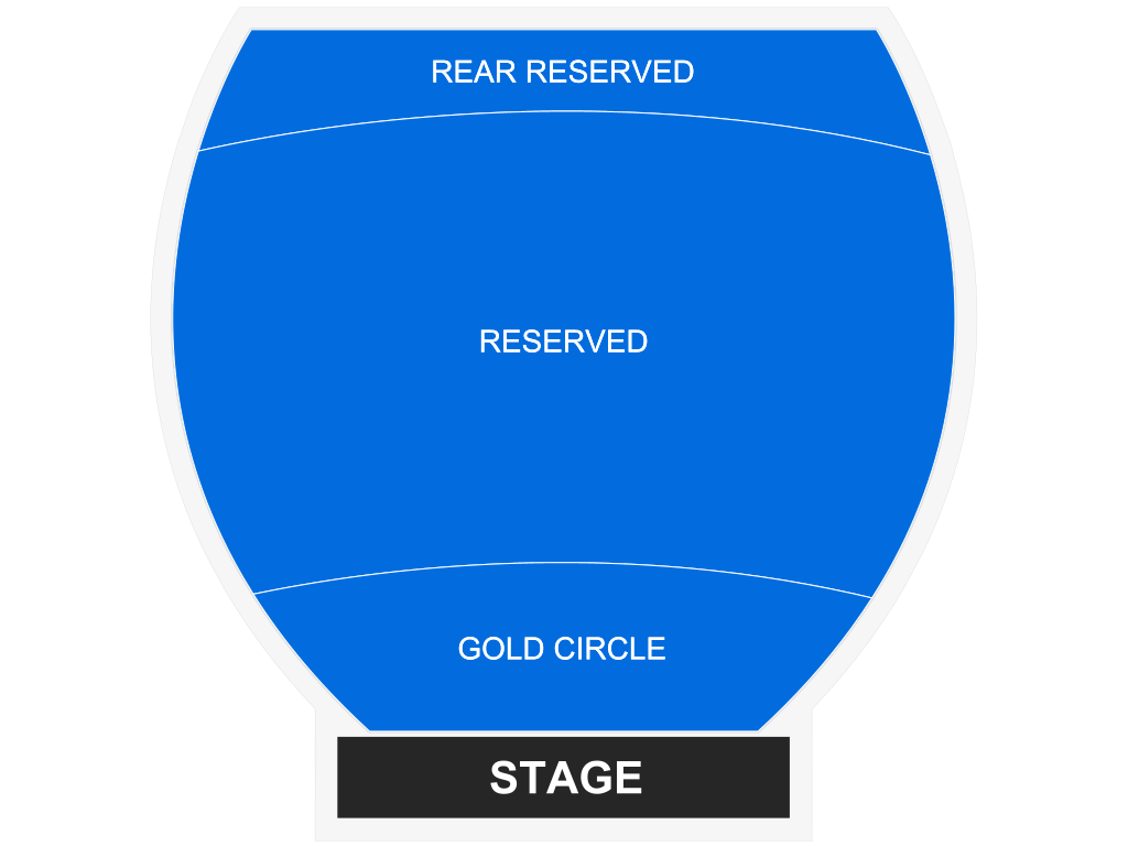 Venue seating chart for Cameron Crowe for reference only