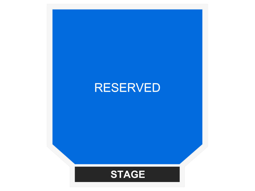 Venue seating chart for Aaron Watson for reference only