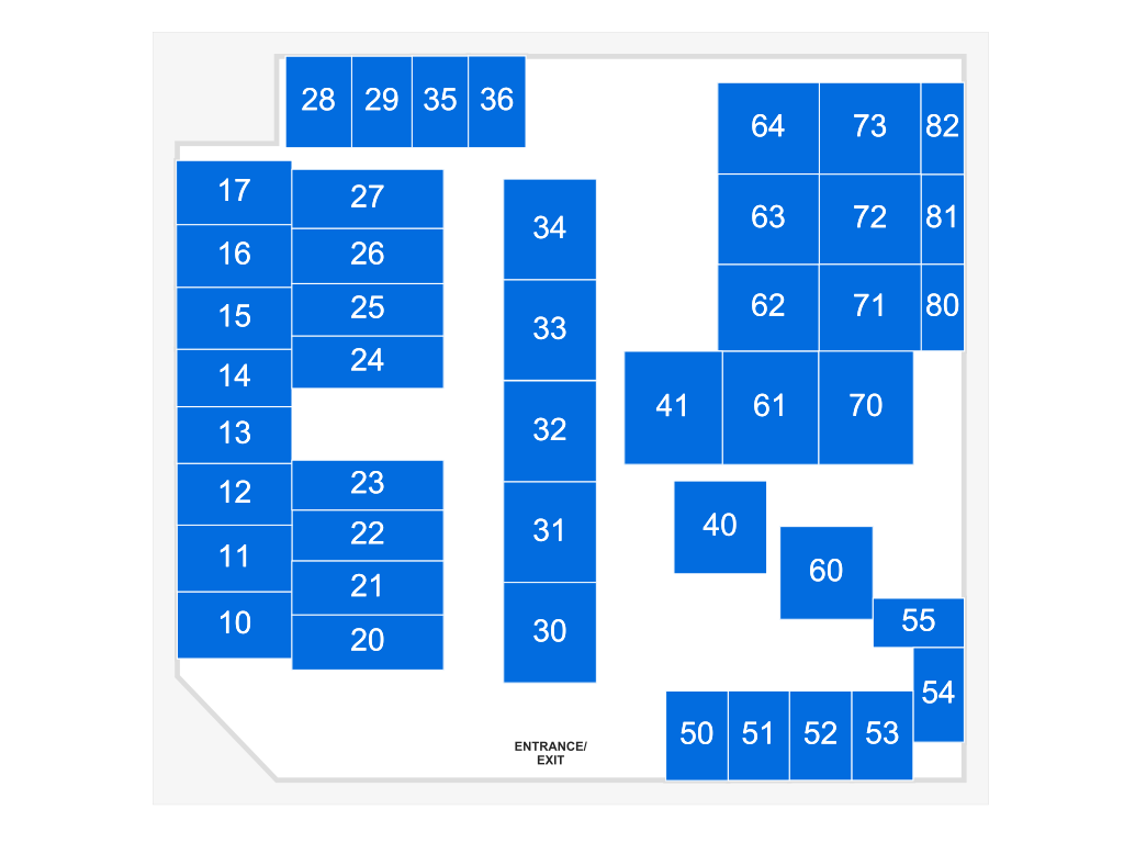 Venue seating chart for Marcus Samuelsson for reference only