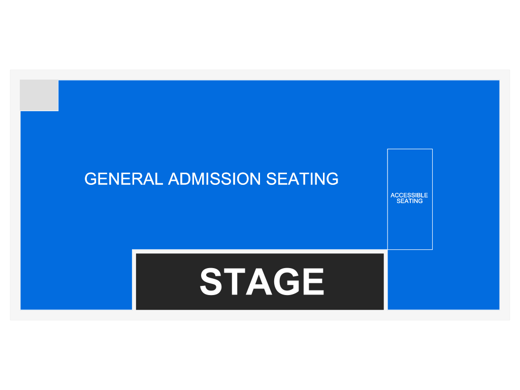 Venue seating chart for Dave Chappelle for reference only