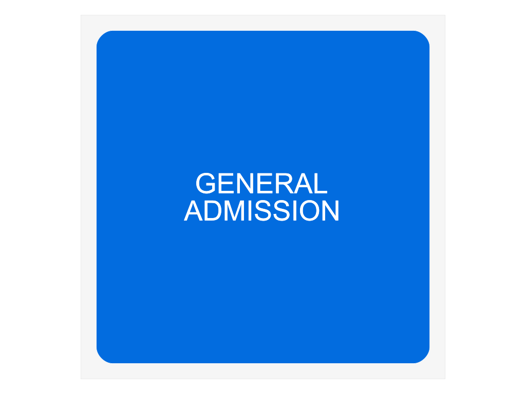 Venue seating chart for Leon Thomas for reference only