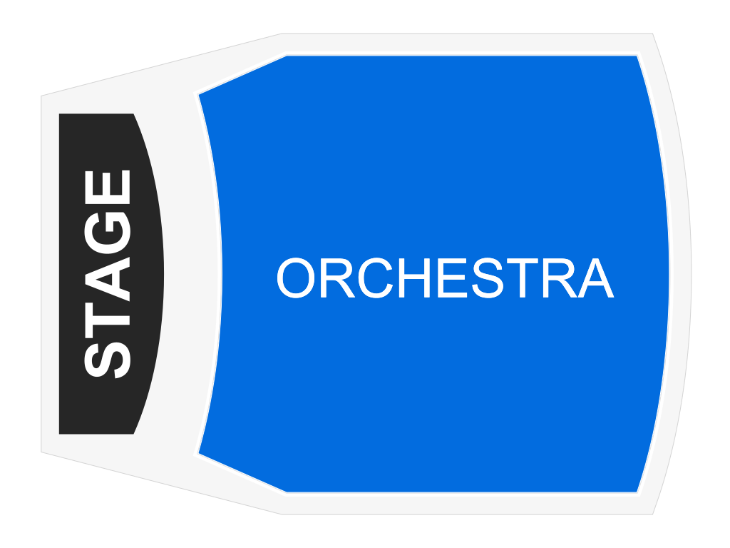 Venue seating chart for Raymond & Miguel for reference only