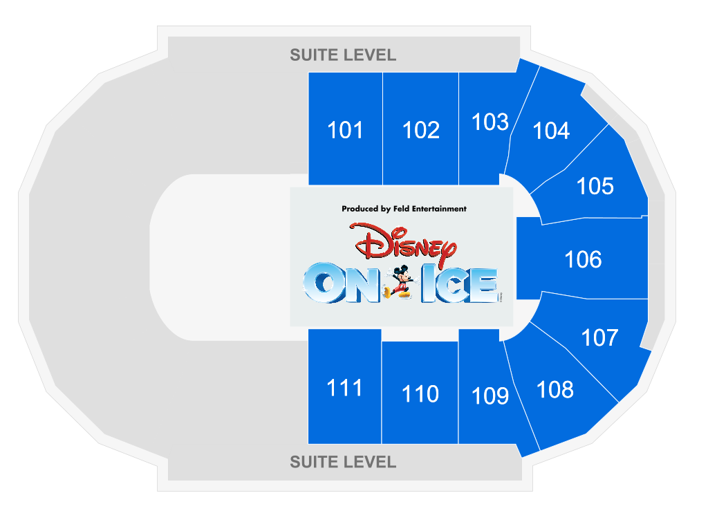 Venue seating chart for TEST LOGO ADP for reference only