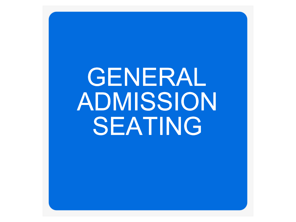 Venue seating chart for Sister Hazel for reference only