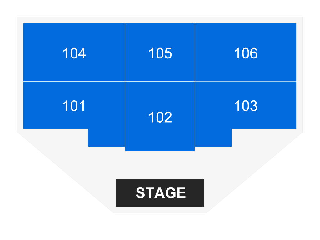 Venue seating chart for Aaron Lewis for reference only