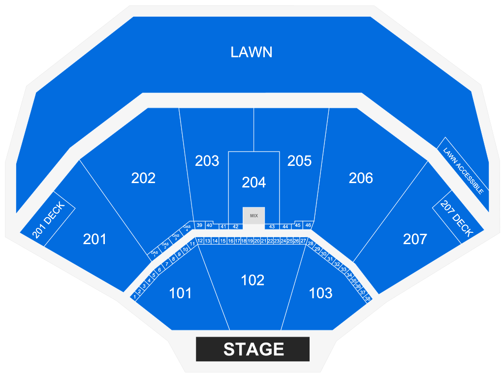 Venue seating chart for Jorge Medina y Josi Cuen - JUNTOS for reference only