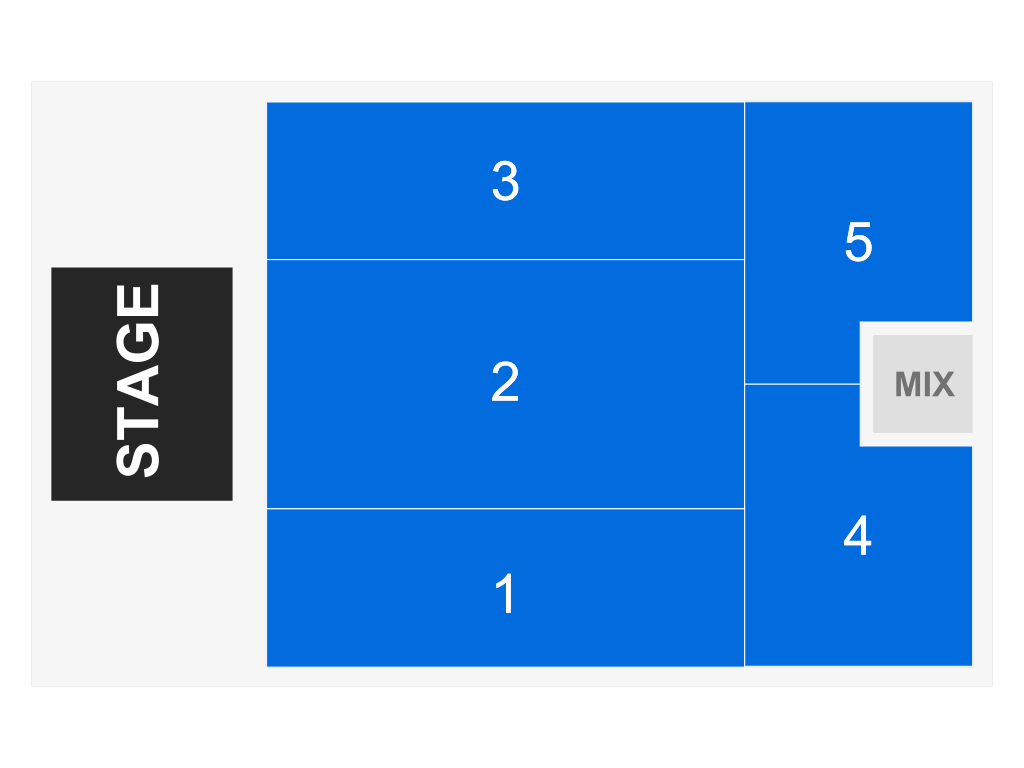 Venue seating chart for Mike Epps for reference only