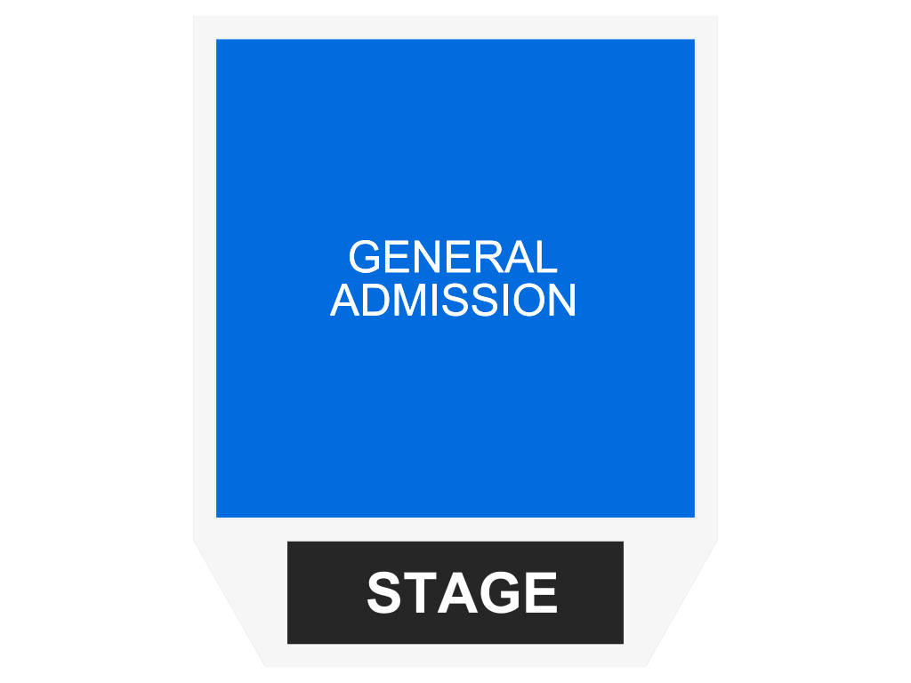 Venue seating chart for Magic! for reference only