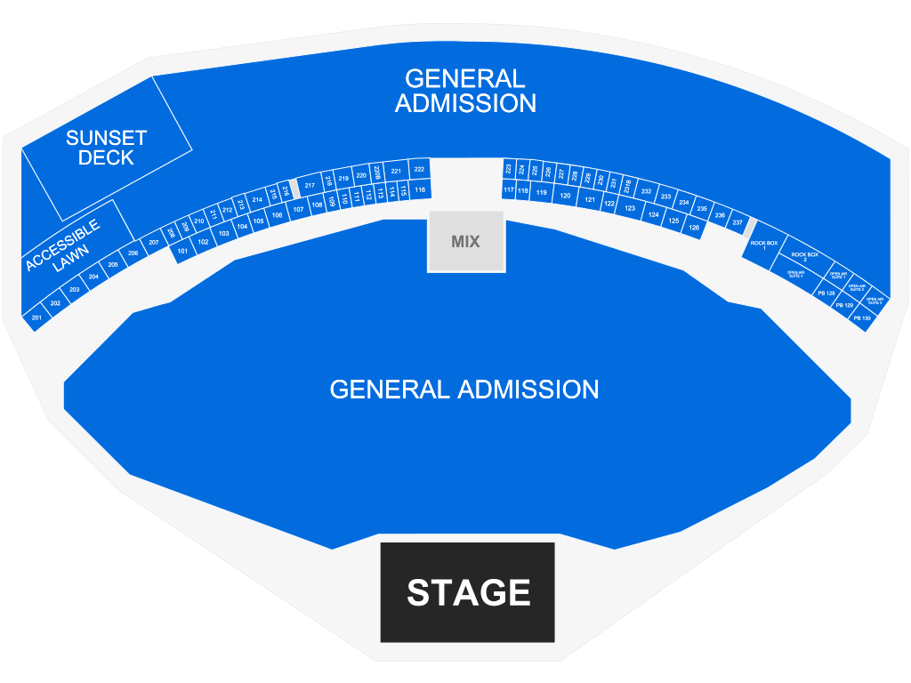 Venue seating chart for Griztronics for reference only