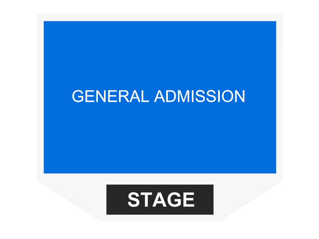 Venue seating chart for Rejjie Snow for reference only