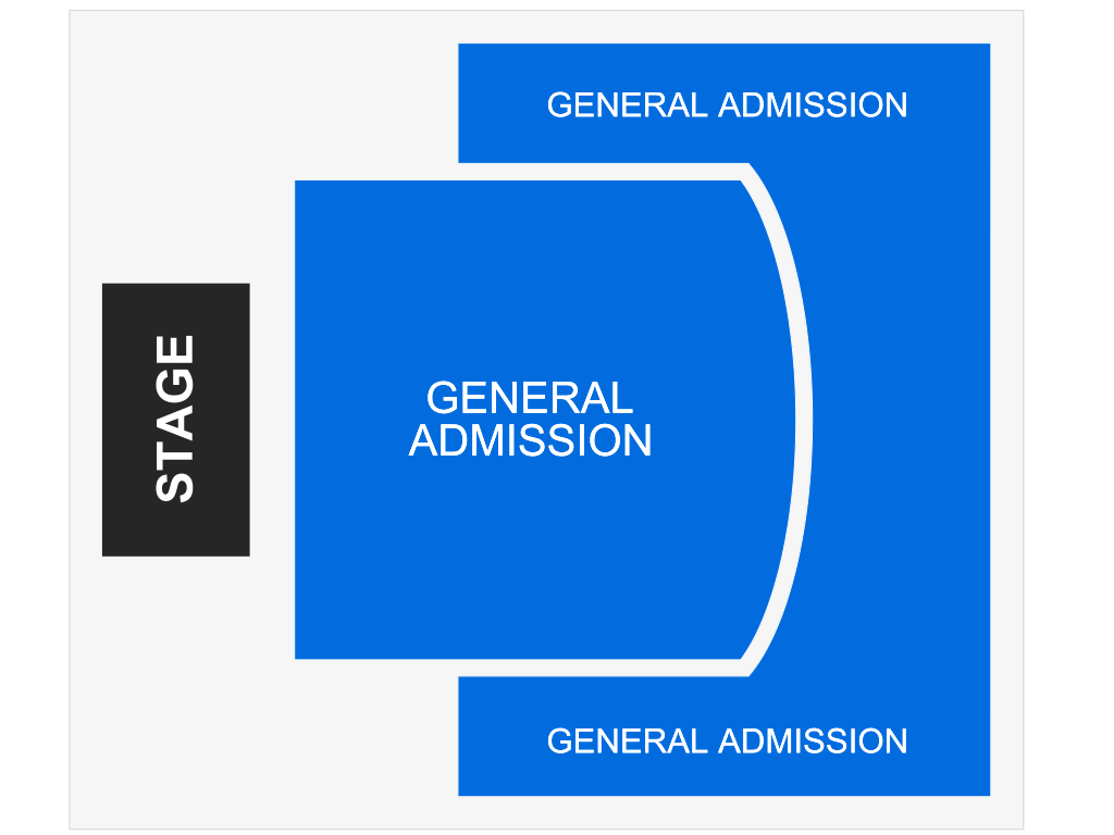 Venue seating chart for DARGZ for reference only