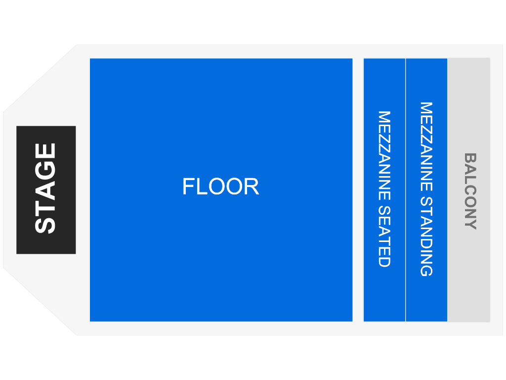 Venue seating chart for TOBi for reference only