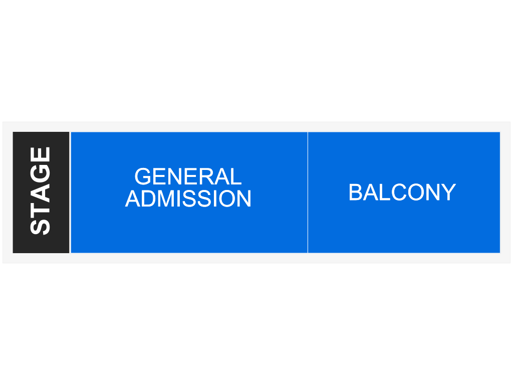 Venue seating chart for Dwayne Gretzky for reference only