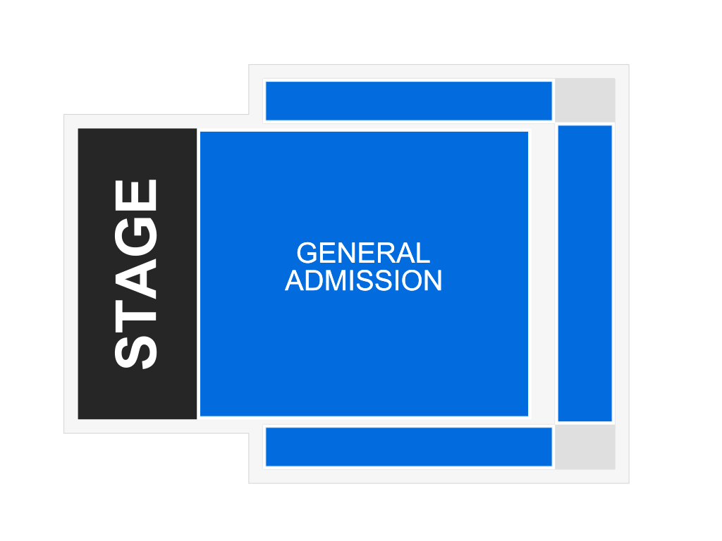 Venue seating chart for Dance Immersion for reference only