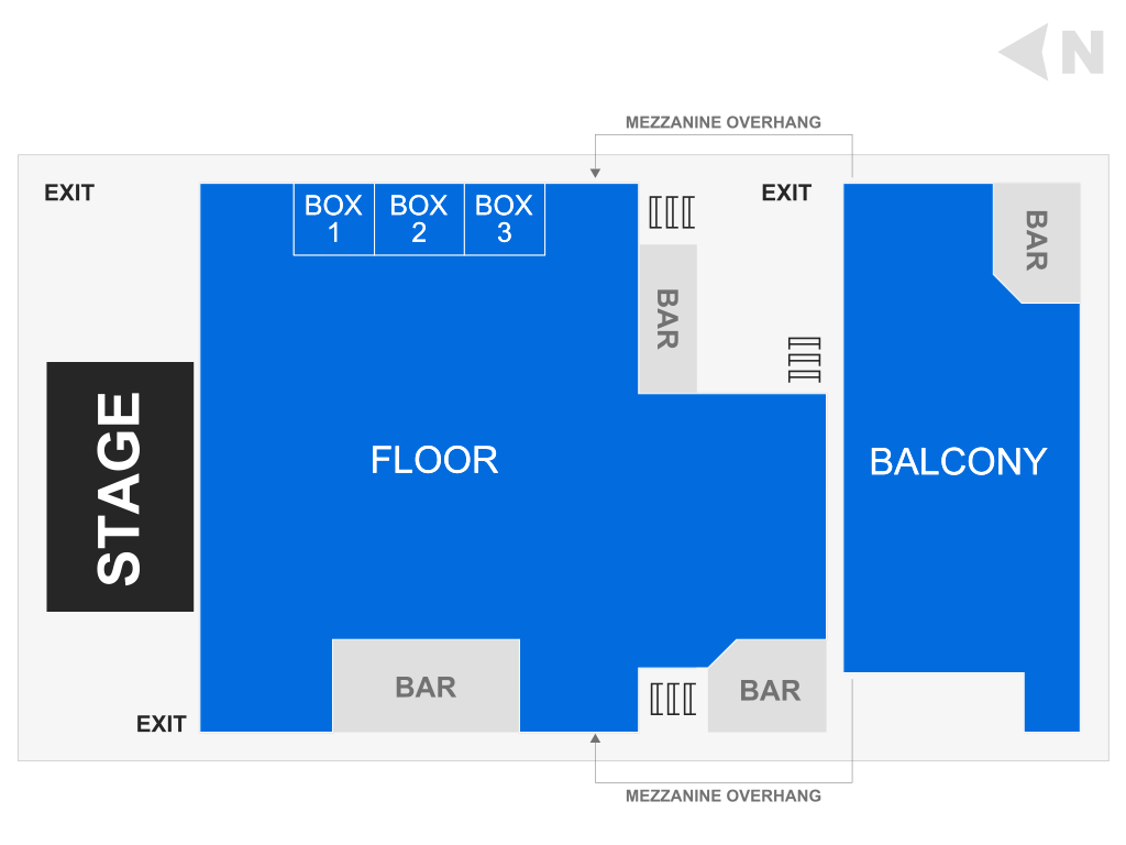 Venue seating chart for UMI for reference only