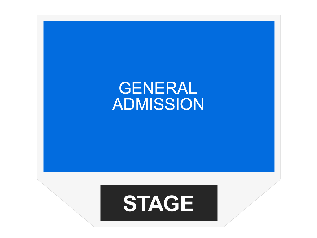 Venue seating chart for Ash Molloy for reference only