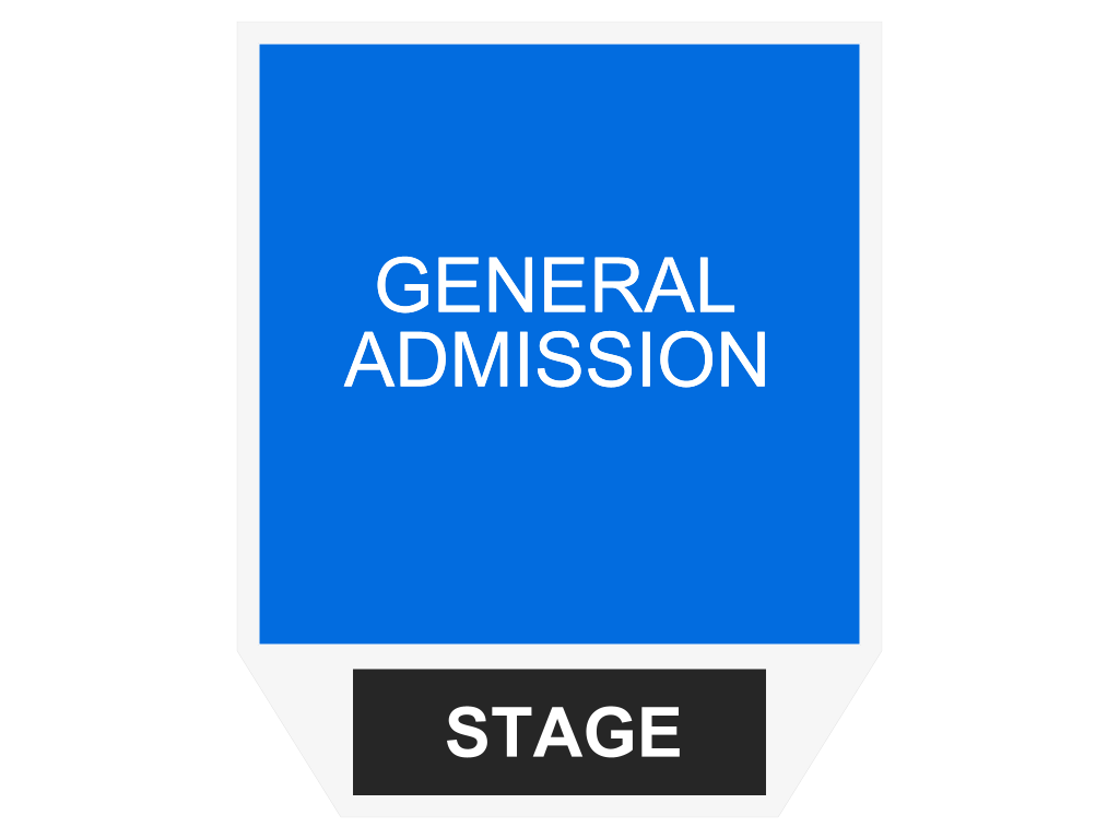 Venue seating chart for The Castellows for reference only