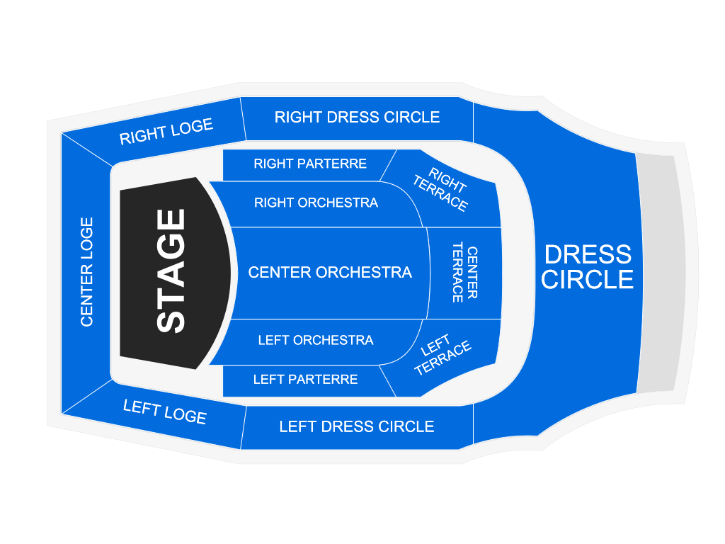 Venue seating chart for Gabor Maté for reference only